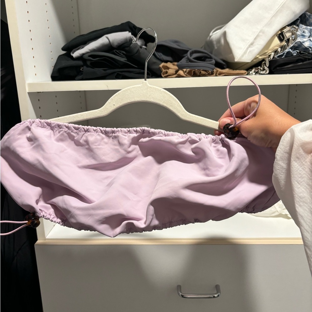 Staud crop top nylon